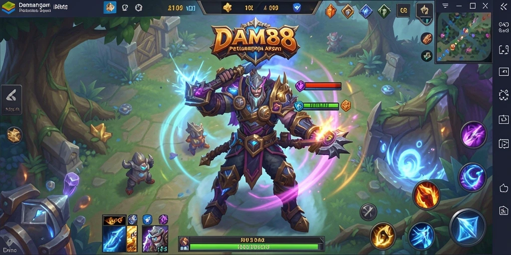 Tampilan gameplay menakjubkan dari DAM88 dengan aksi ARPG yang seru.