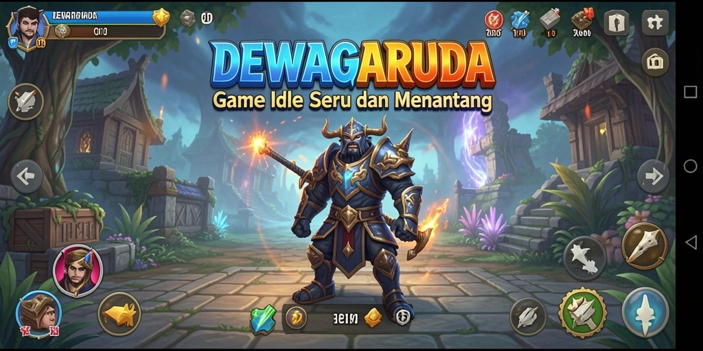 Tampilan gameplay seru di DEWAGARUDA yang penuh tantangan.
