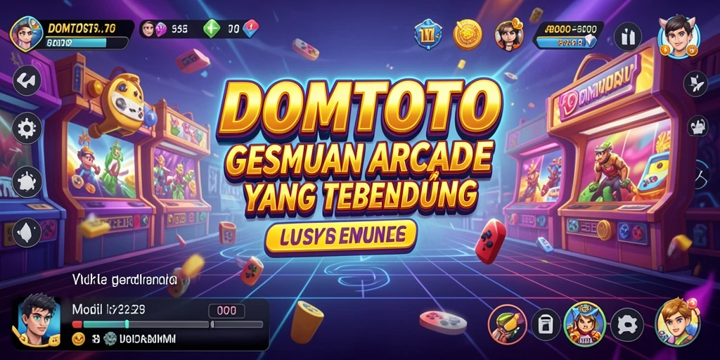 Tampilan seru gameplay <strong>DOMTOTO</strong> dengan aksi arcade yang menegangkan.
