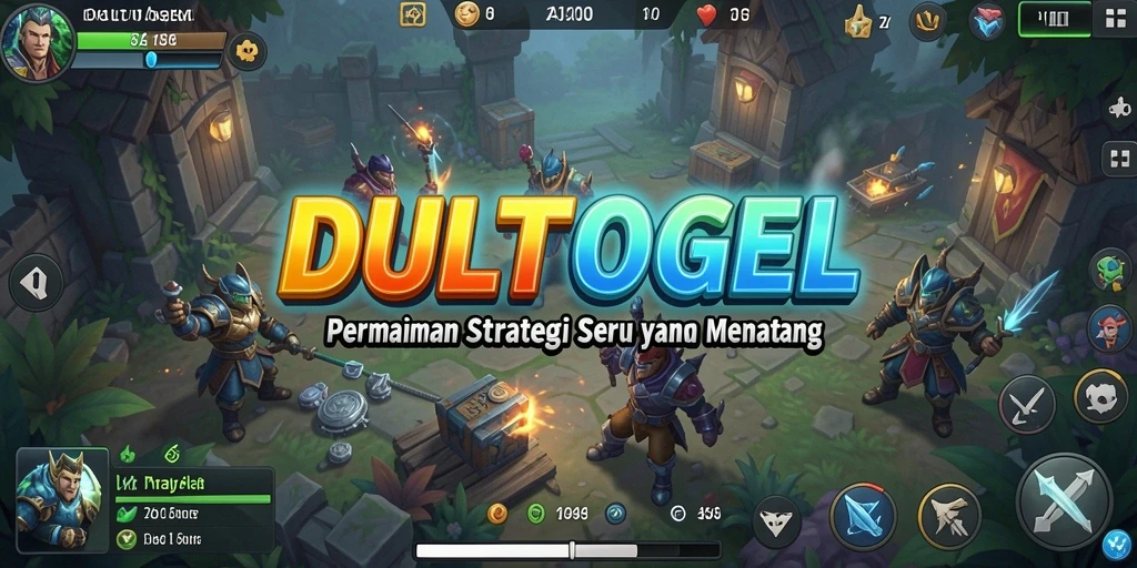 Tampilan gameplay DULTOGEL yang menarik dan penuh strategi.
