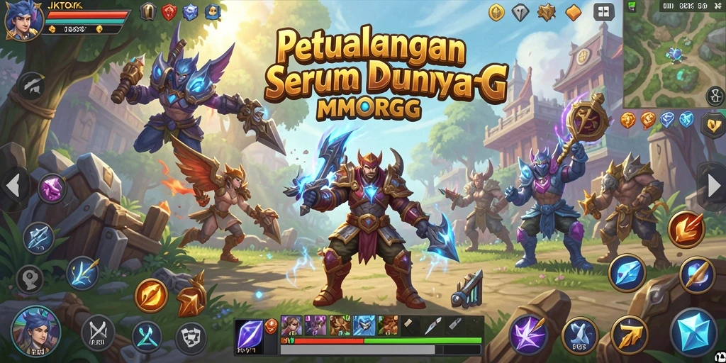 Tangkapan layar gameplay JKTOK menampilkan pertarungan epik antar pemain.