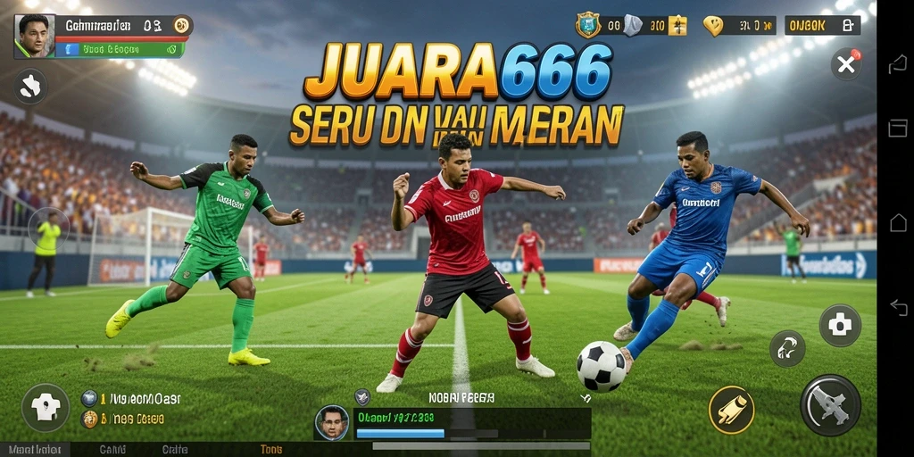 Tampilan gameplay menarik dari JUARA666 dengan suasana olahraga yang intens.