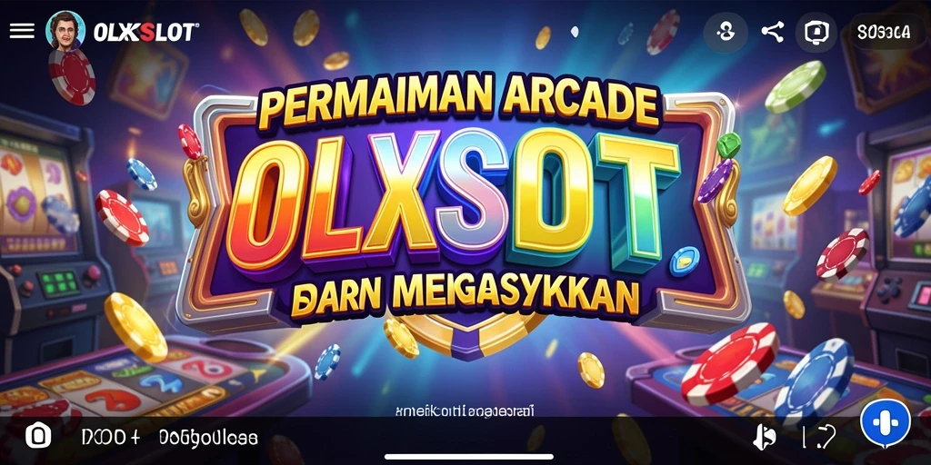 Screenshot OLXSLOT menampilkan serunya gameplay Arcade yang penuh warna.