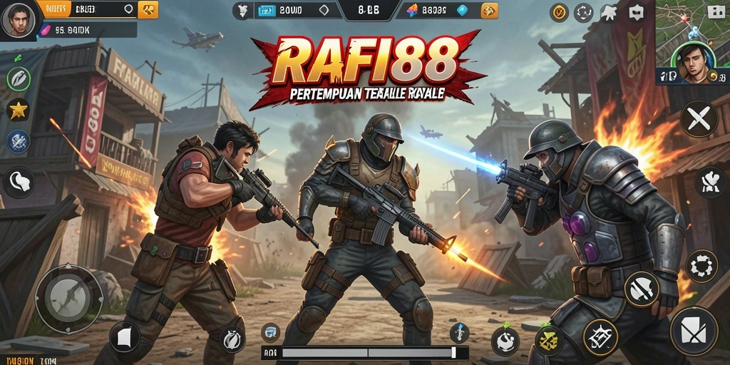 Tampilan gameplay RAFI88 yang menegangkan di medan pertempuran.