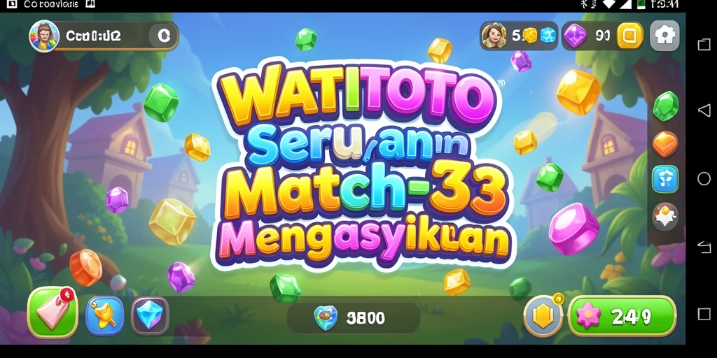 Tampilan gameplay WATITOTO yang seru dan penuh warna.