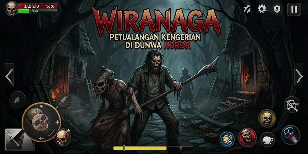 Screenshot menampilkan suasana mencekam dan gameplay yang menegangkan.